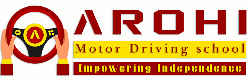 Logo of Arohi Motor Driving Training School (Arohi M.D.T.S.).